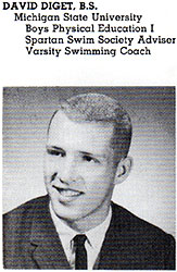 Coach Dave Diget - from the 1965 Log